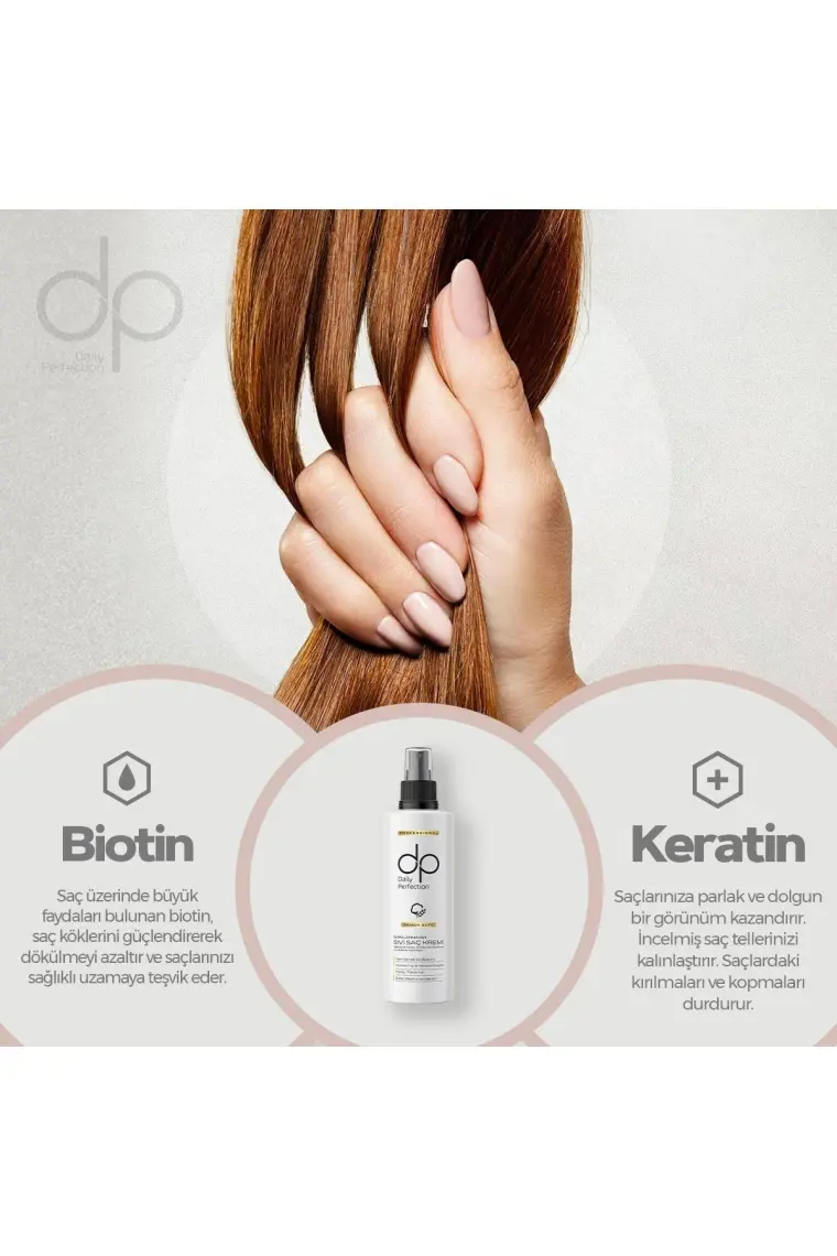 Dp Daily Perfection Pamuk Sütü Durulanmayan Sıvı Saç Bakım Kremi 180 ml