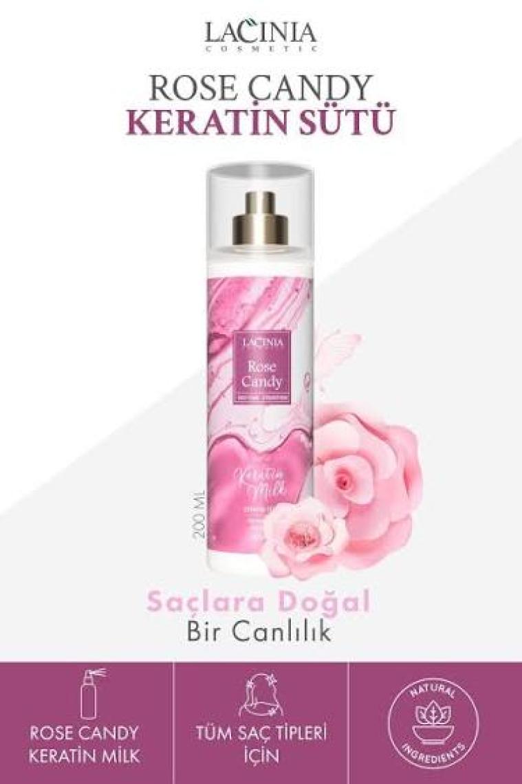 Lacinia Keratin Sütü - Rose Candy 200 ml