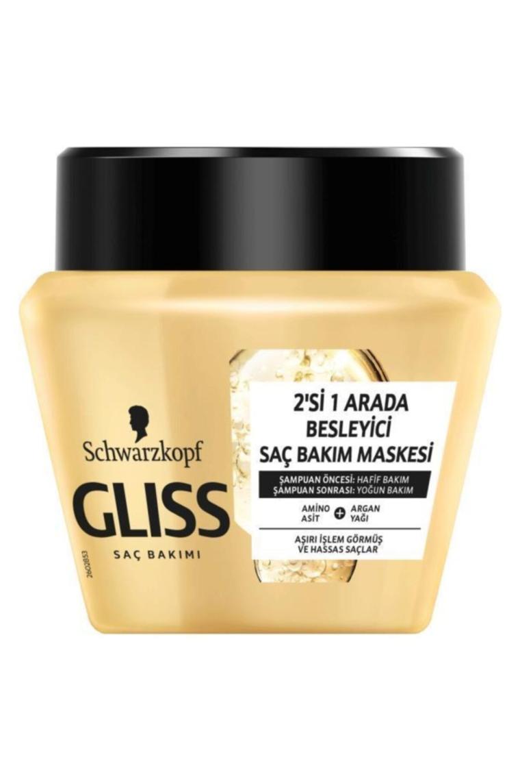 Schwarzkopf Gliss Ultimate Oil Elixir Besleyici Saç Bakim Maskesi 300 Ml