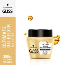 Schwarzkopf Gliss Ultimate Oil Elixir Besleyici Saç Bakim Maskesi 300 Ml