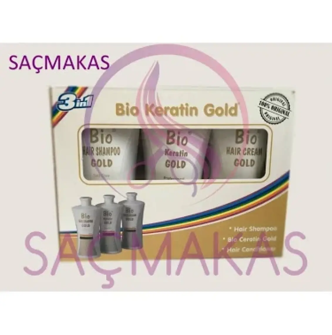 Bio Keratin Gold Gold Brezilya Fönü Keratini 700 ml