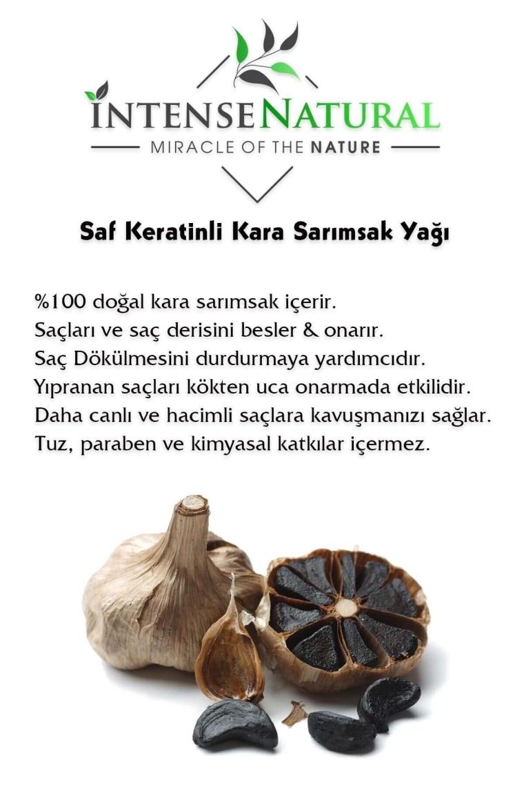 Saf Keratinli Kara Sarımsak Yağı 50 ml Black Garlic Oil With Pure Keratin