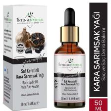 Saf Keratinli Kara Sarımsak Yağı 50 ml Black Garlic Oil With Pure Keratin