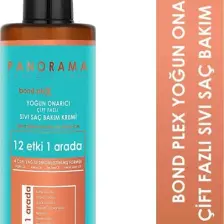 Panorama Professional Bond Plex Yoğun Onarıcı Çift Fazlı Sıvı Saç Bakım Kremi - 400 ml / 12 Etki 1 Arada / 4 Özel Yağ ile zenginleştirilmiş formül
