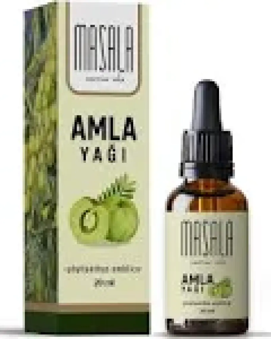 Masala Amla Saç Bakım Yağı 20 Ml. Soğuk Pres (Gooseberry Carrier Oil) Bektaşi Üzümü