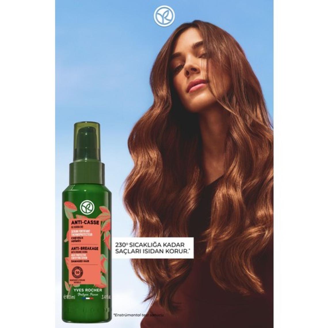 Yves Rocher Kırılma Karşıtı Isı Koruyucu Prebiyotik Serum - Yıpranmış Saçlar / Reparation -Vegan -100ml