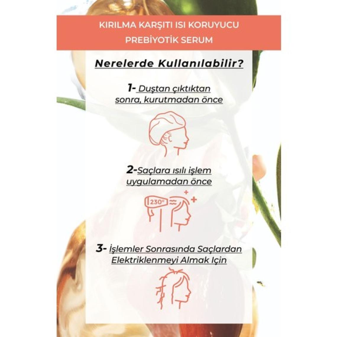 Yves Rocher Kırılma Karşıtı Isı Koruyucu Prebiyotik Serum - Yıpranmış Saçlar / Reparation -Vegan -100ml