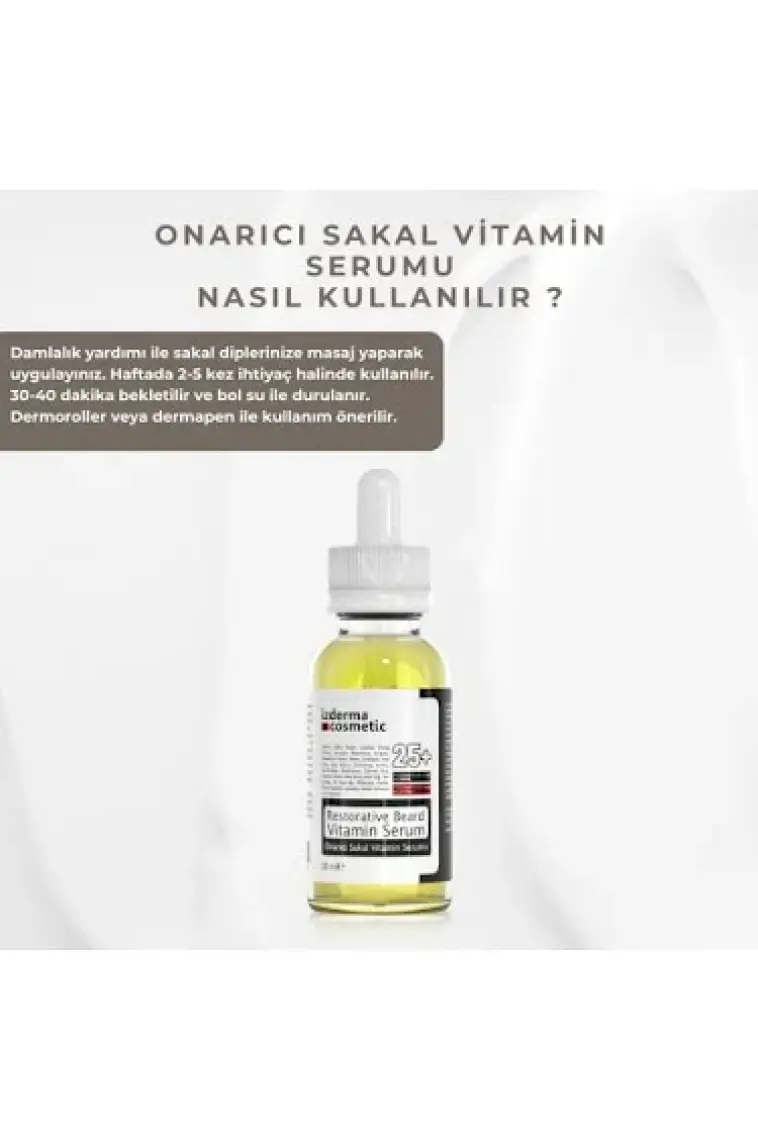 İzderma Restorative Beard Vitamin Serum ( Onarıcı Sakal Vitamin Serumu)