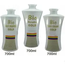 Bio Keratin Gold Kalıcı Brezilya Fönü 3'lü Set