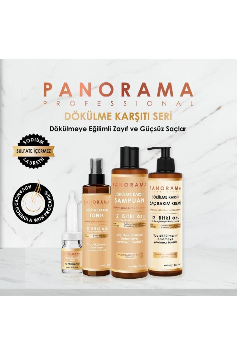 Panorama Professional Tonik 200 ml /biotin Caffein Niacin (Vitamin B3) Zinc PcaProvitamin B5 (Panthenol)-VEGAN - SÜLFATSIZ