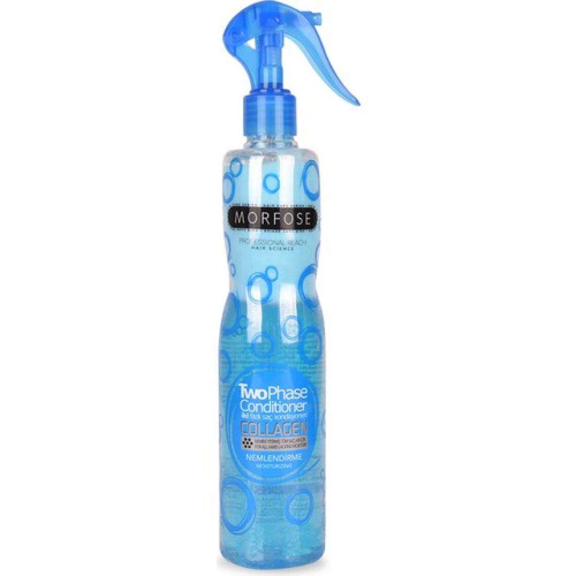 Morfose Çift Fazlı Keratin İçeren Fön Suyu 400 ml Kolajen ve Keratin ile Zenginleştirilmiş, Parlaklık ve Isı Koruması Sağlayan, Kuru Saçlar için Günlük Kullanım