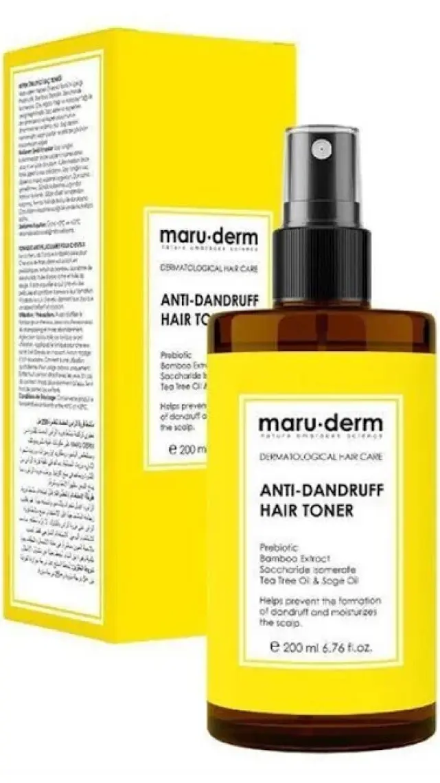Maru.derm Saç Tonik | Kepeğe Karşı Etkili Saç Toniği 200 ml | Normal/yağlı Saçlar | Vegan