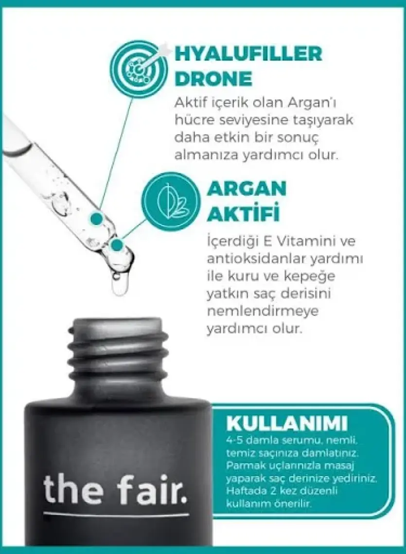 The Fair the fair. Drone-Targeted Hair Argan Serum 50 ml