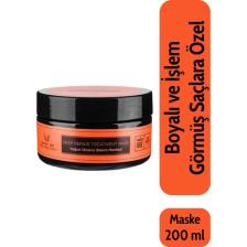 Ashley Joy İşlem Görmüş Yıpranmış Saçlara Özel Keratin İçeren Yoğun Onarıcı Saç Bakım Maskesi 200 ML