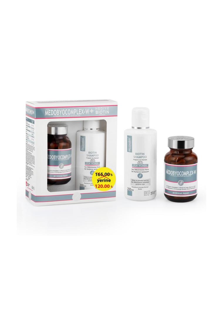 Medobyocomplex W Kadın 60 Kapsül  + Biotin Şampuan 200 ml