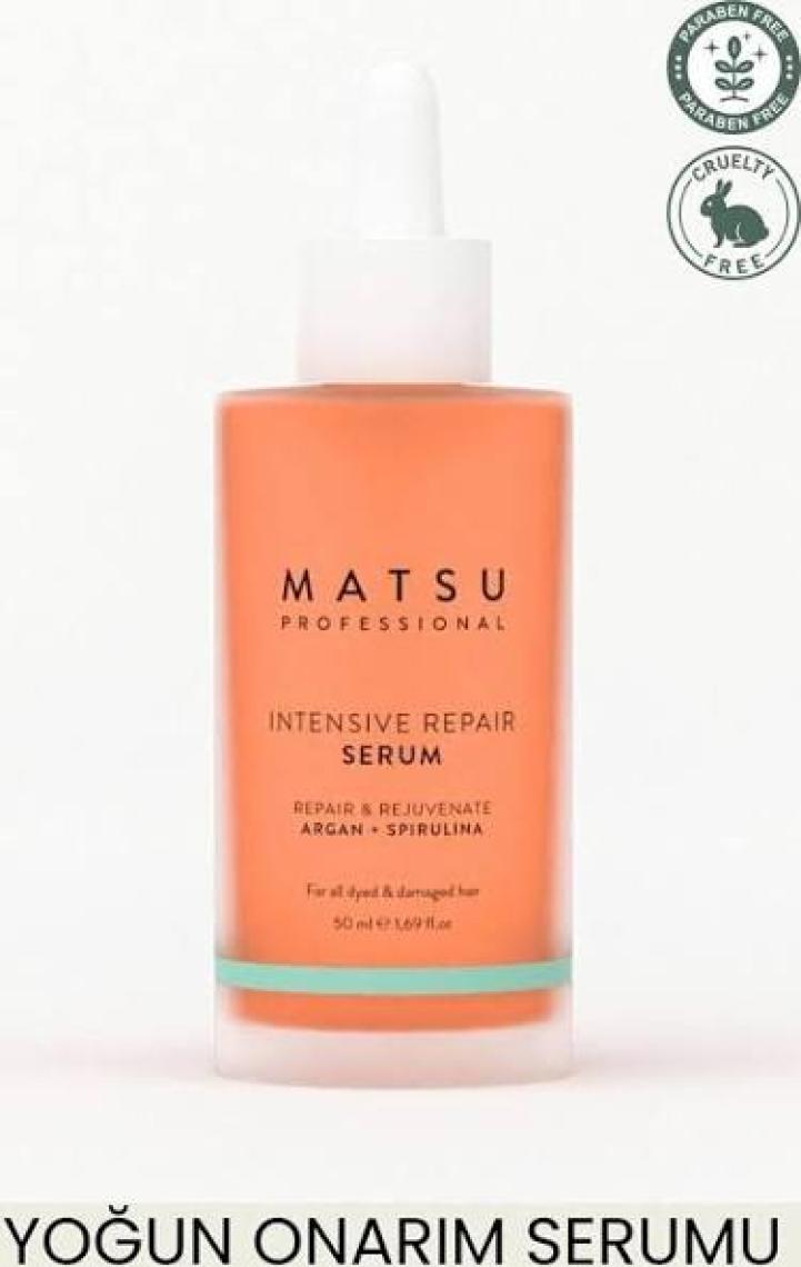 Matsu Intensive Repair Yıpranmış Saçlar Için Yoğun Bakım Saç Serumu  50 ml