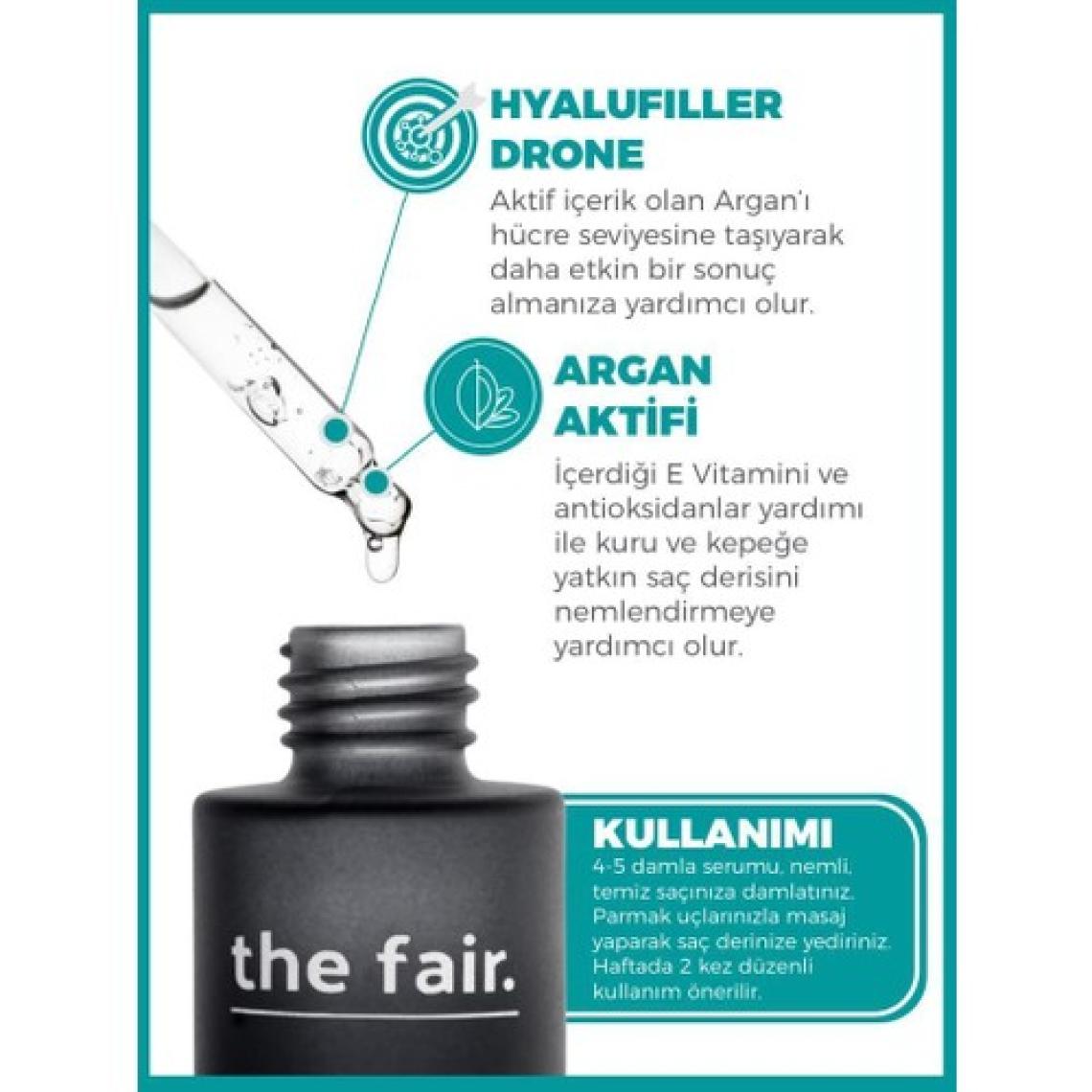 the fair. Drone-Targeted Hair Argan Serum 50 ml
