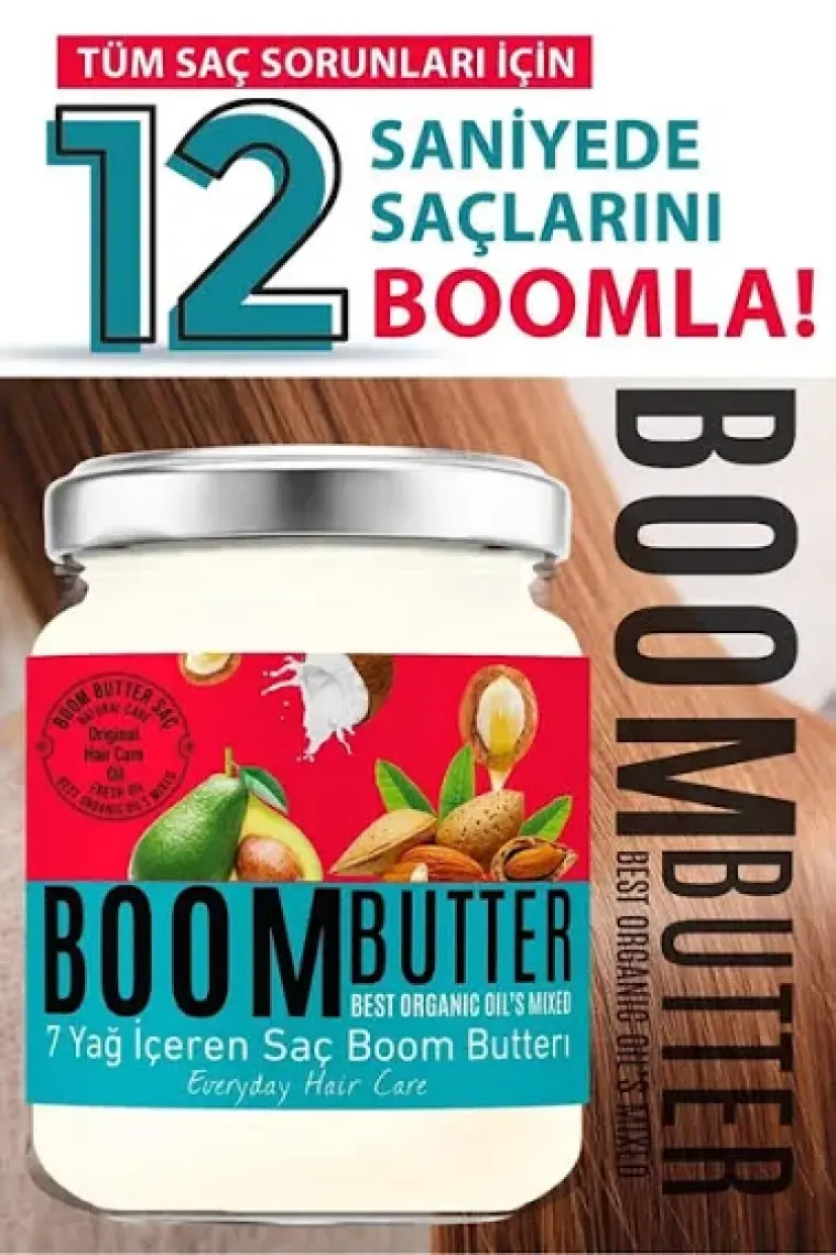 BOOM BUTTER Saç ve Cilt Bakım Paketi