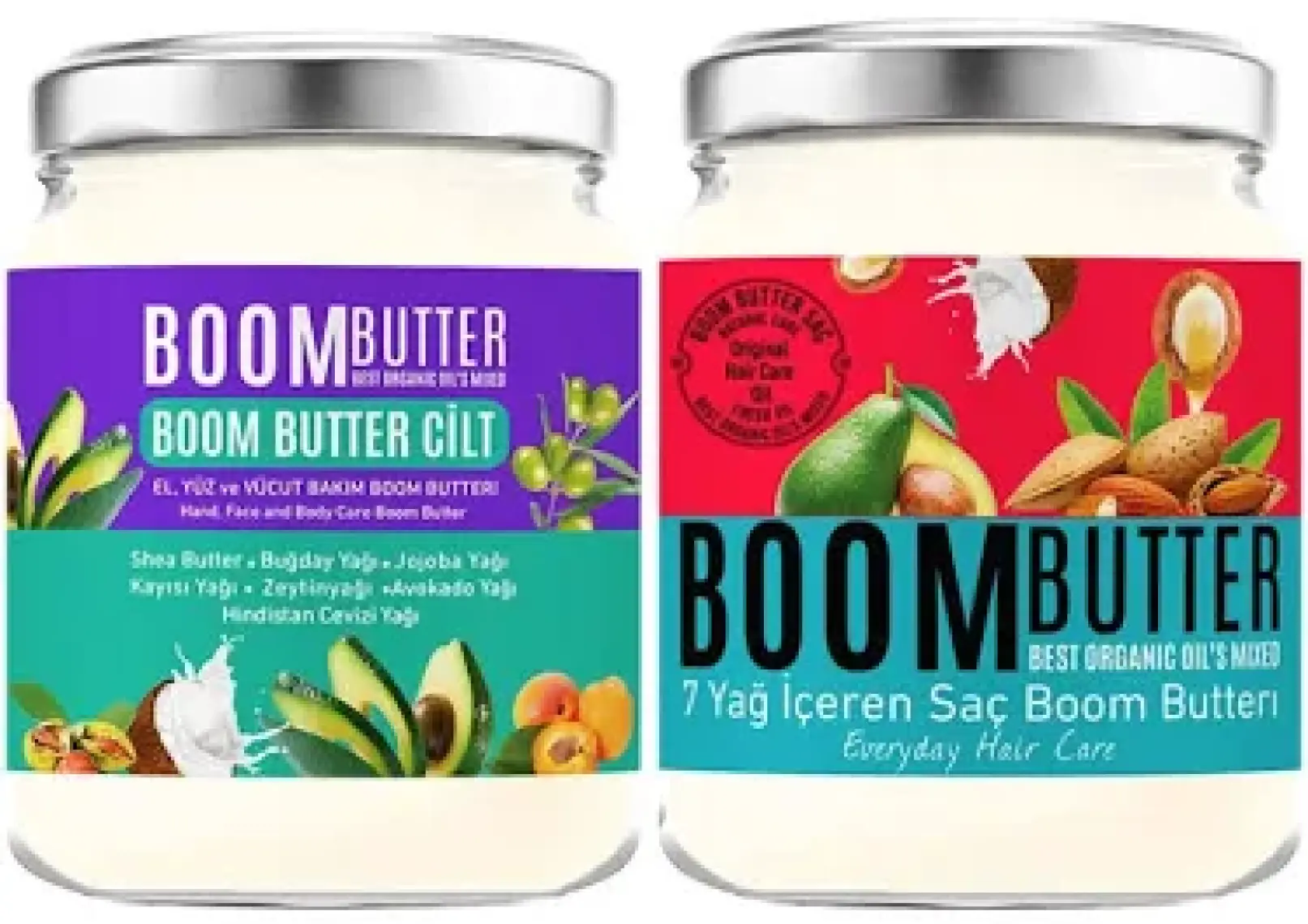 BOOM BUTTER Saç ve Cilt Bakım Paketi