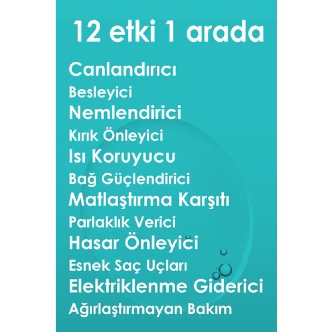 Panorama Professional Kırılma ve Hasar Önleyici Saç Bakım Yağı - 100 ml 2 Kat Güçlü Saçlar / 12 Etki 1 Arada / 4 Özel Yağ ile zenginleştirilmiş formül