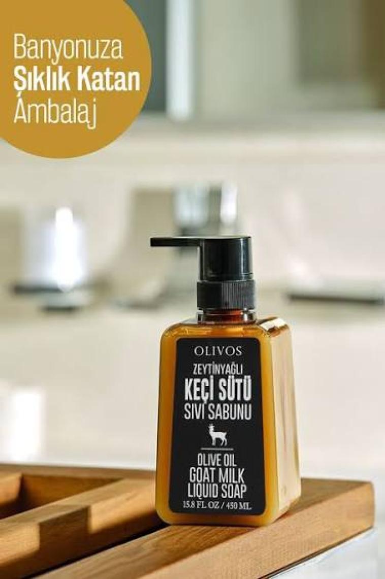 Olivos Doğal Formül Koyun Sütü Özlü Sıvı Sabun - 450 mlml