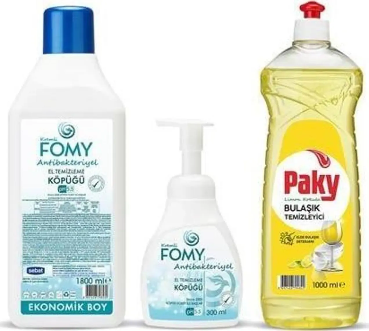 Fomy Antibakteriyel El Temizlik Köpüğü Seti+ Fomy Elde Bulaşık Deterjanı