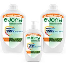 Evony Antibakteriyel Sıvı Sabun Okaliptus 1500ml x 2 Adet + 700ml