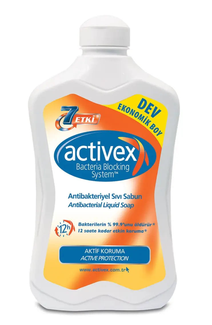 Activex Antibakteriyel Sıvı Sabun Aktif 1.5 lt & 700 ml Fırsat Paketi