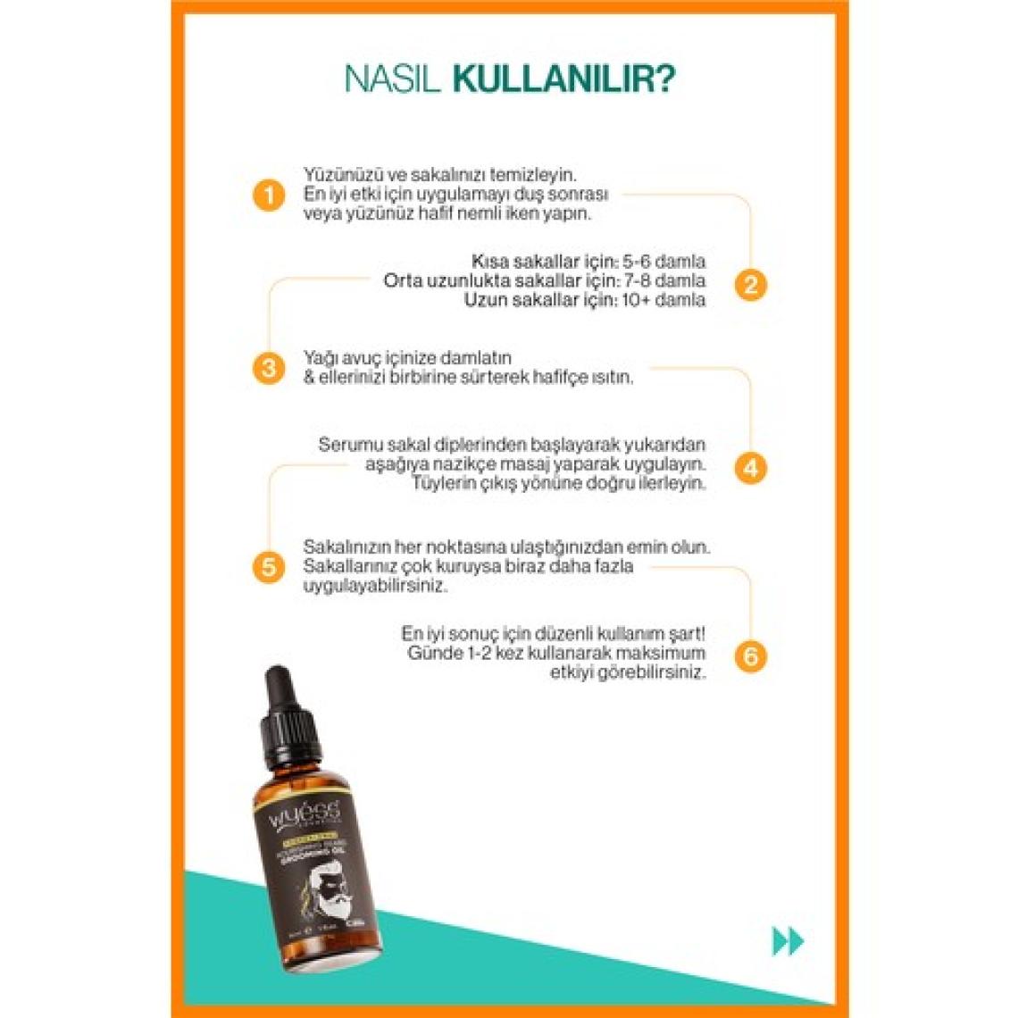 Wyess Seyrek Sakal ve Köselik İçin Sakal ve Bıyık Serumu | Dolgunlaştırıcı & Canlandırıcı Bakım