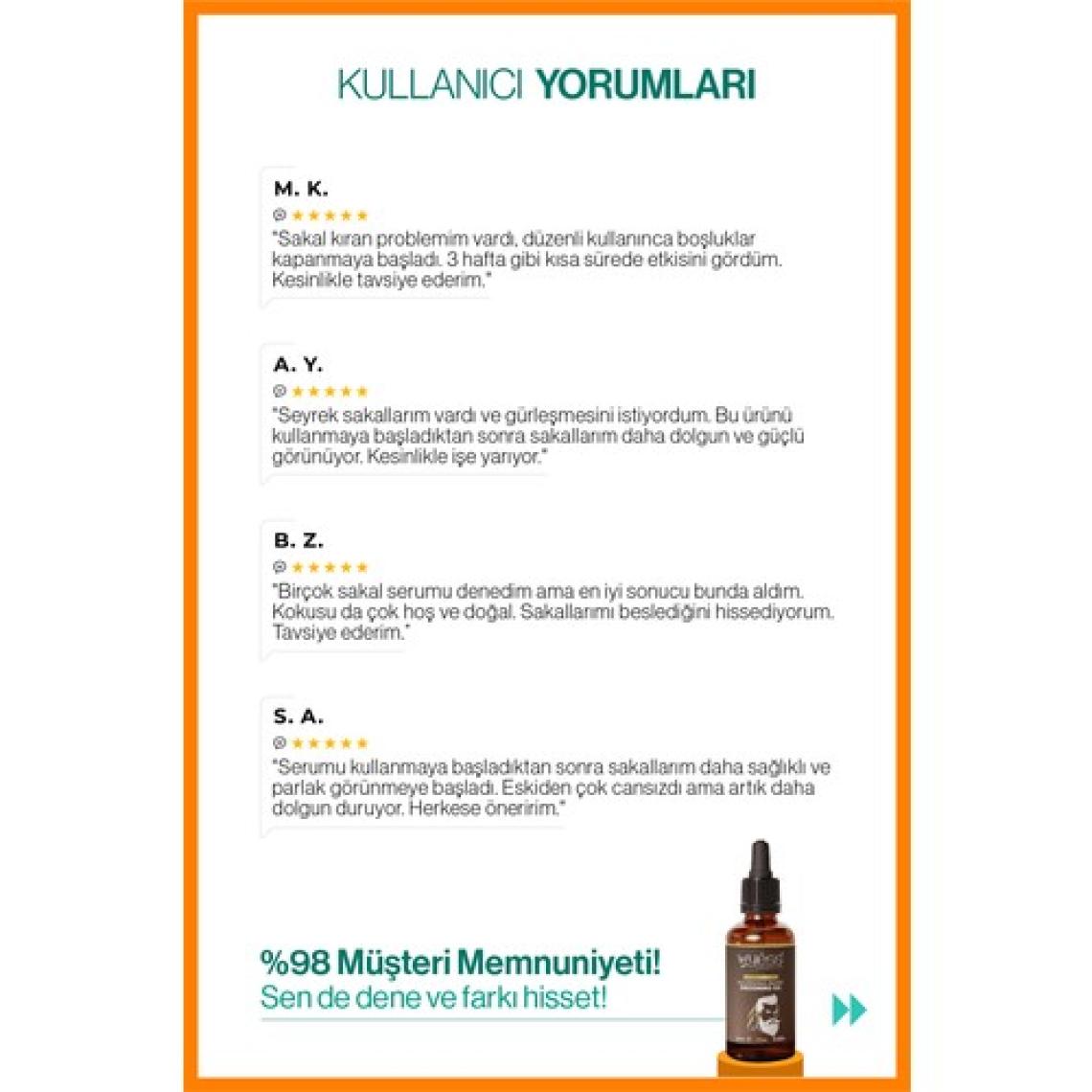 Wyess Seyrek Sakal ve Köselik İçin Sakal ve Bıyık Serumu | Dolgunlaştırıcı & Canlandırıcı Bakım