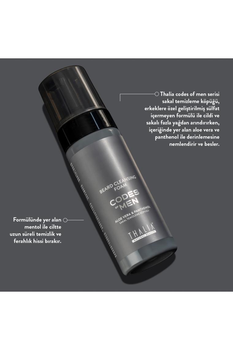 Thalia Nemlendirmeye & Ferahlatıcı Sakal Temizleme Köpüğü 150 ml