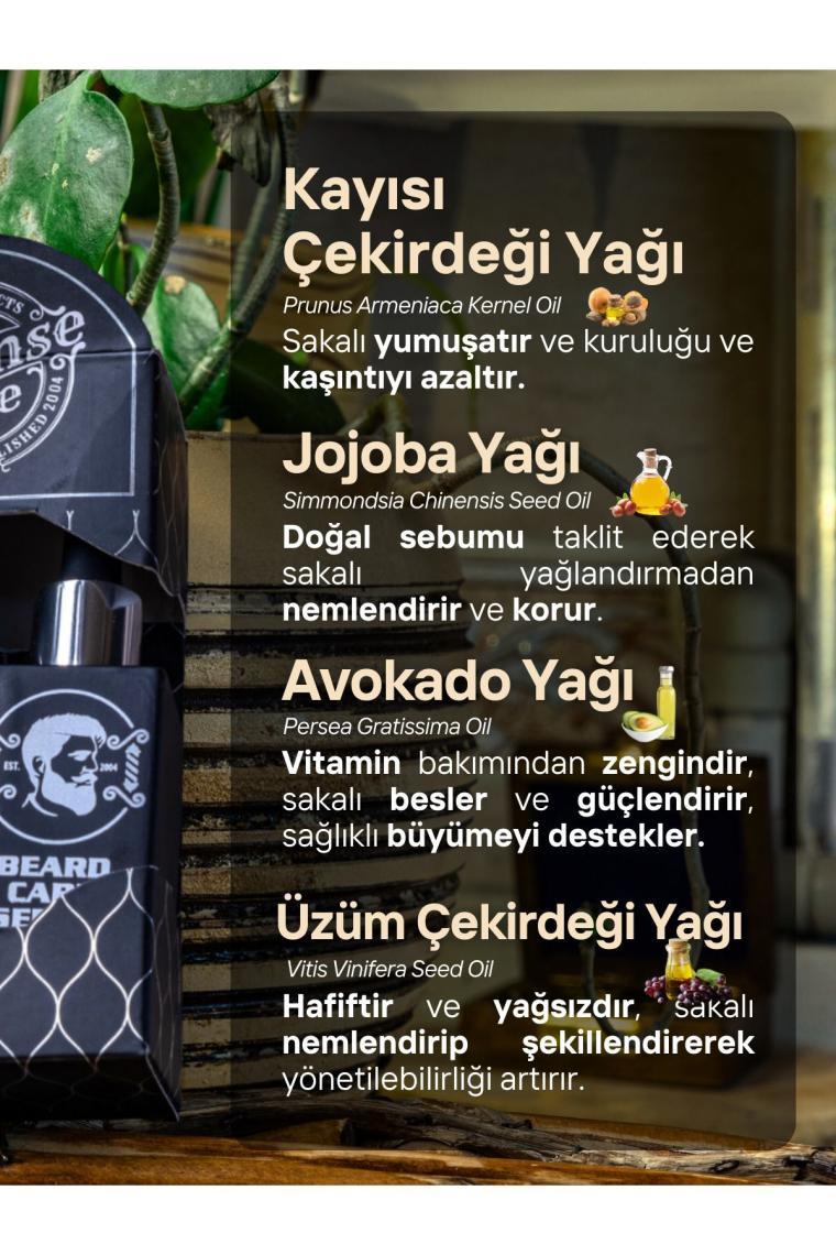 Oriense Sakal Bakım Serumu - 7 Doğal Yağın Kombinasyonu İle Besleme Ve Üstün Bakım, 50ml