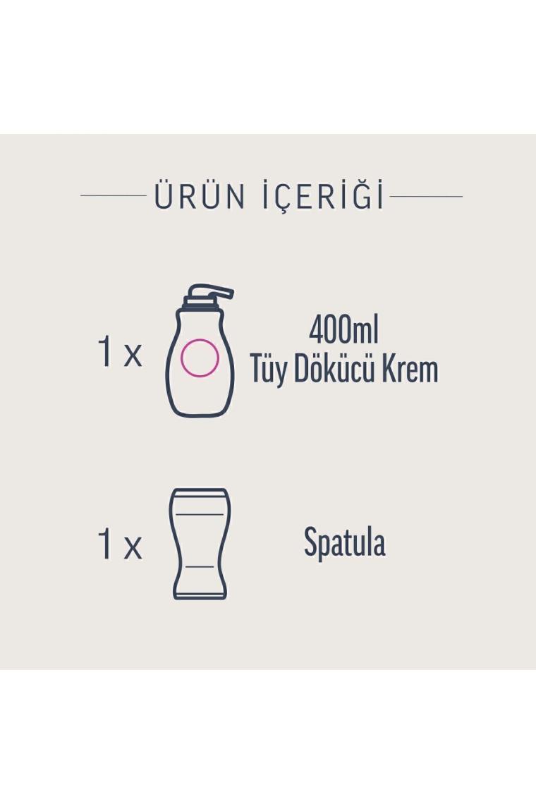 Professional Tüy Dökücü Krem Tüm Cilt Tipleri Için 400ml