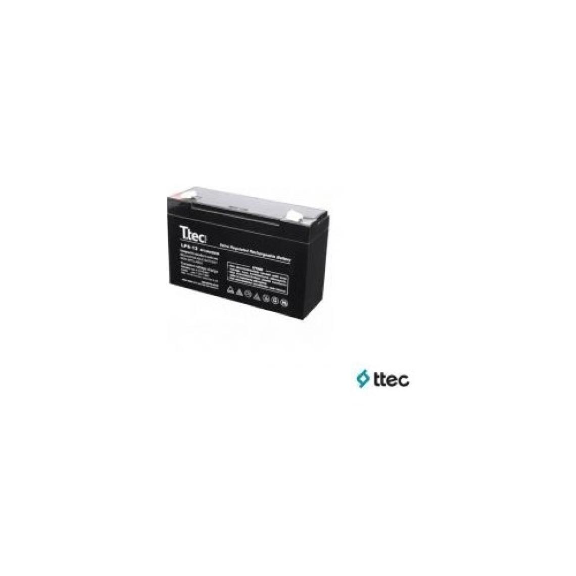 T.Tec Plus 6V 12Ah Bakımsız Kuru Akü