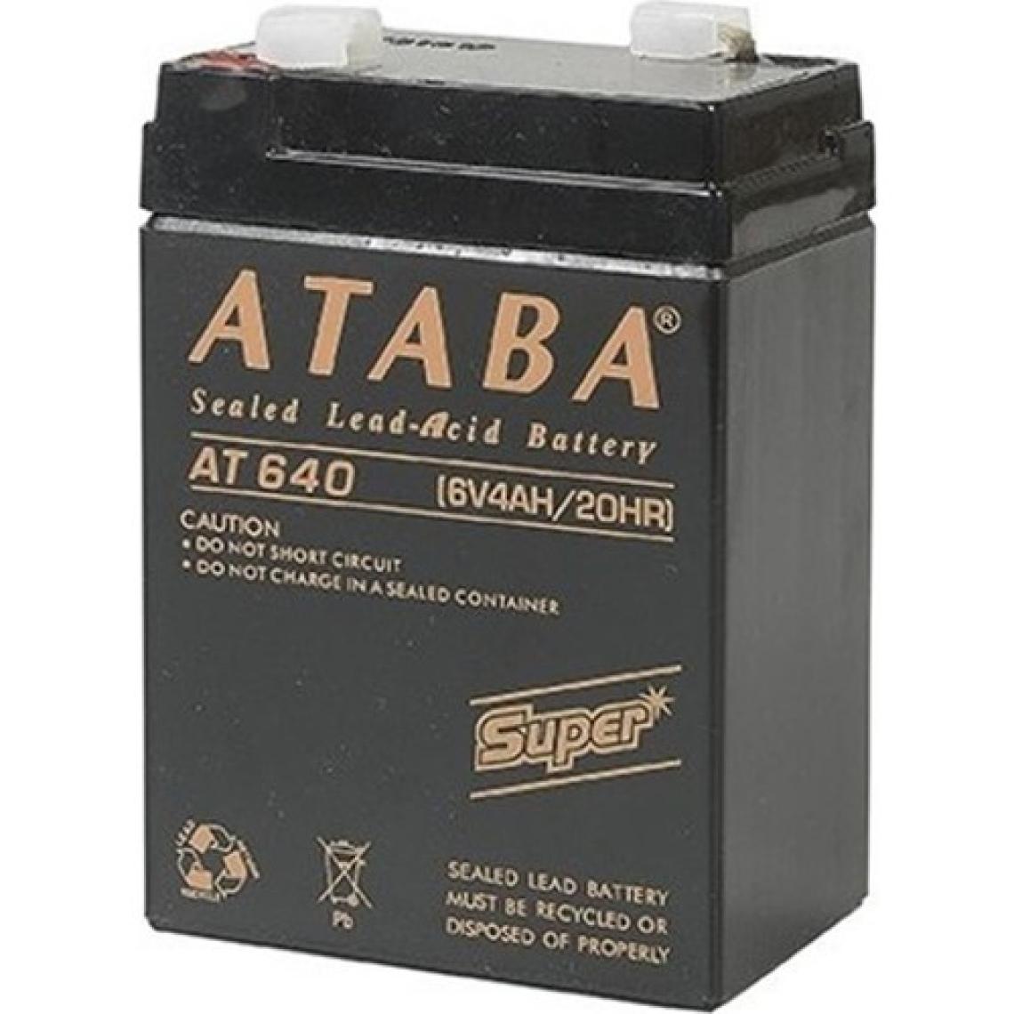 Ataba AT-640 6V 4 Düz Akü (Wbd)