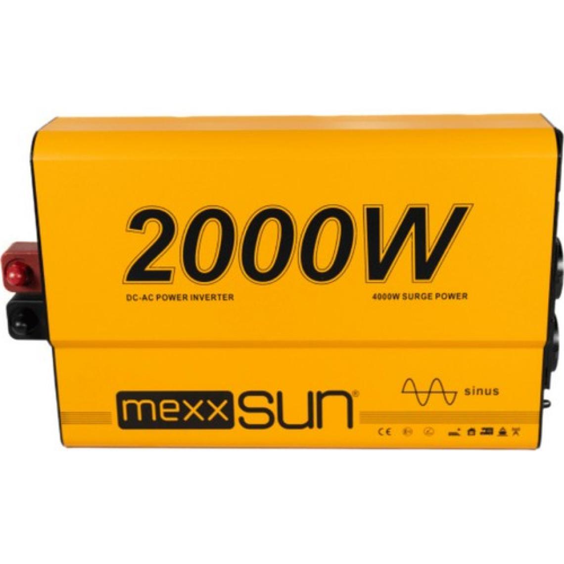 Mexxsun 12V VOLT-2000W Watt Tam Sinus Inverter (220V Çevirici)