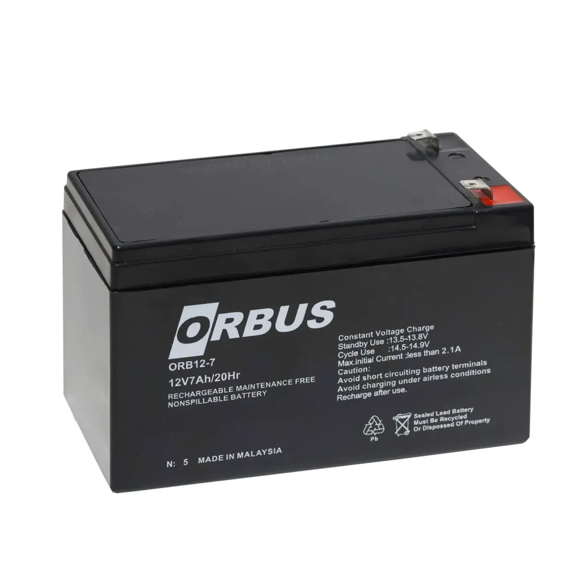 Orbus 12V 7AH Ups Akü