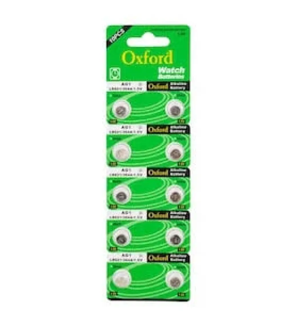 Oxford Ag1 LR621 Alkalin Saat Pili 10LU Paket * Tıanqıu (4767) - ARS6641-5379
