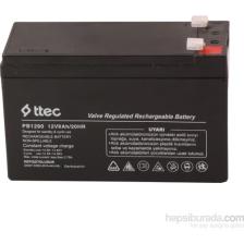 Ttec 12 Volt 9A Akü -12V 9 Ah Bakımsız Kuru Akü - 12V 9AH 12V9AH 12 Volt 9 Amper Akü