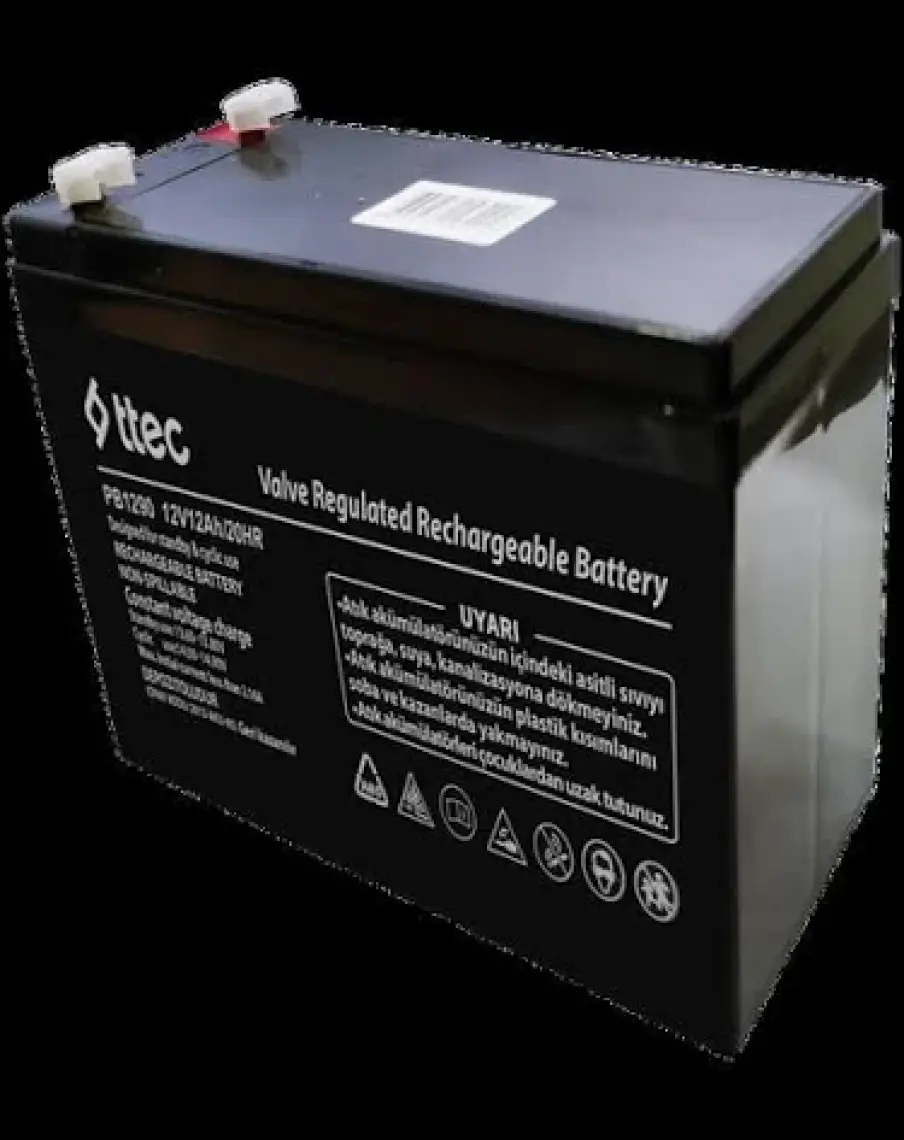 Ttec 12V 12AH Bakımsız Kuru Akü