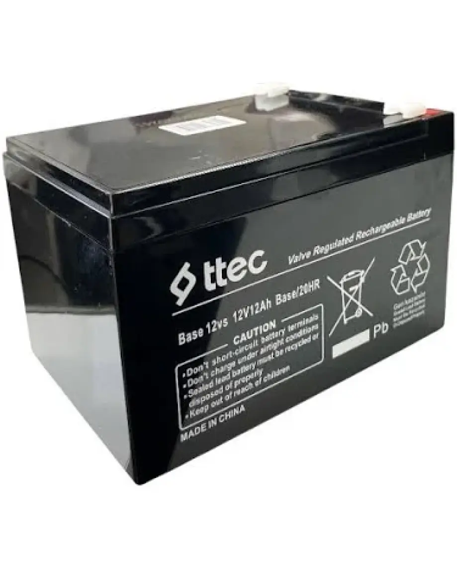 Ttec 12V 12AH Bakımsız Kuru Akü