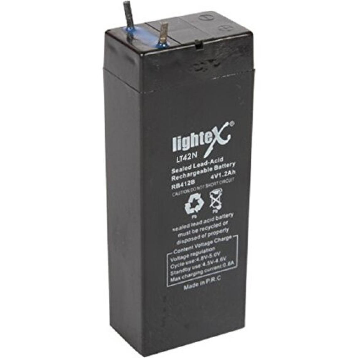 Lightex Akü 4V 1.2A Işıldak Fener (3.5X9X2CM) Lightex LT-42N