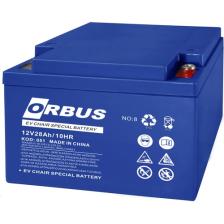 Orbus 12V 28AH Engelli Araç Aküsü