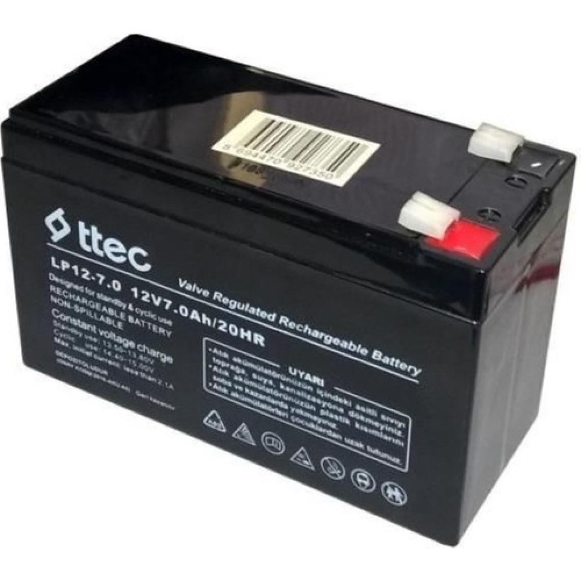 Ttec Çocuk Akülü Araba Için 12V 7AH 12 Volt 7 Amper Çocuk Oyuncak Araba Araç Aküsü Pili Bataryası