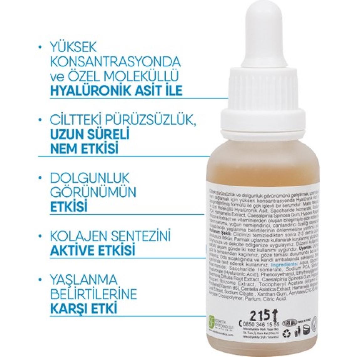 Solaris Cilt Serumu 30 ml ve Hyaluronic Acid Cilt Serumu 30 ml ve C Vitamin Cilt Serumu 30 ml