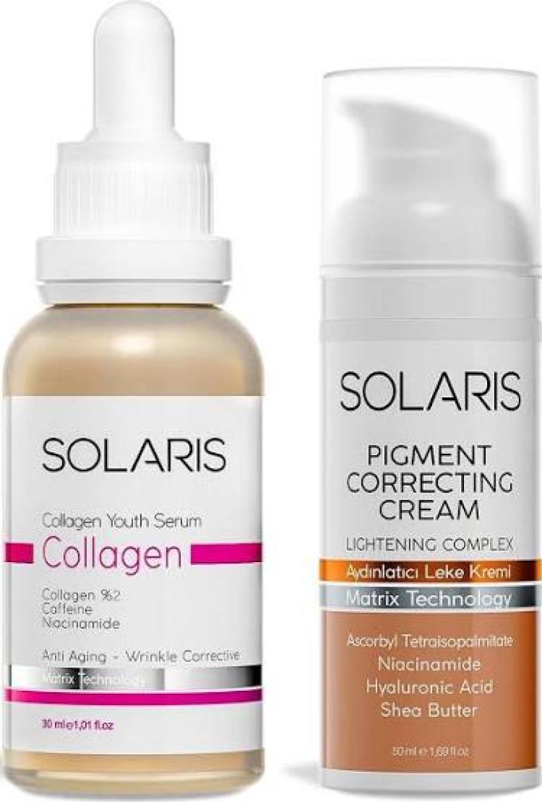 Solaris  Serumu 30 ml ve  Bakım Kremi 50 ml