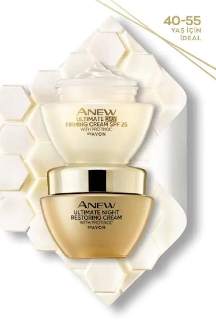 Avon Anew Ultimate Gündüz Kremi SPF25 50 ml + Anew Ultimate Gece Kremi 50 ml Seti