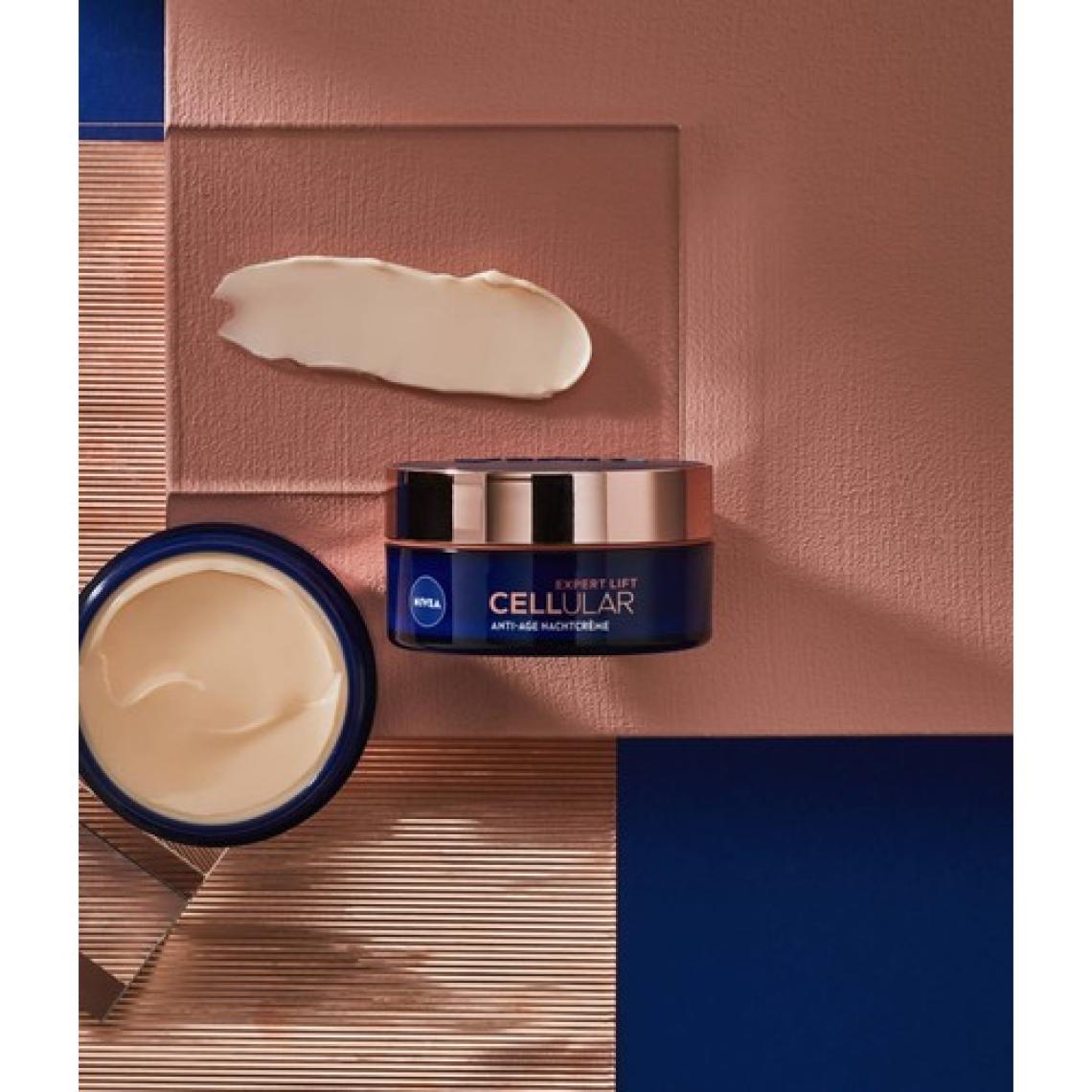 NIVEA Cellular Expert Lift Saf Bakuchiol Gelişmiş  Gündüz Yüz Kremi SPF 30 Güneş Koruması ve Gece Yüz Kremi 50ml,Saf Hyaluronik Asit