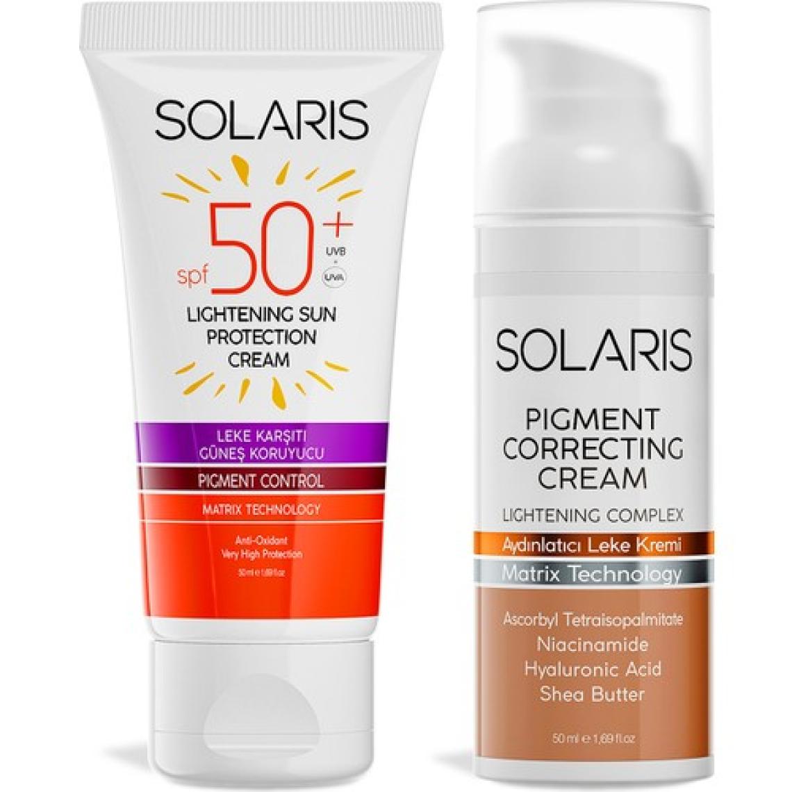 Solaris Güneş Koruyucu Kremi 50 ml ve  Bakım Kremi 50 ml