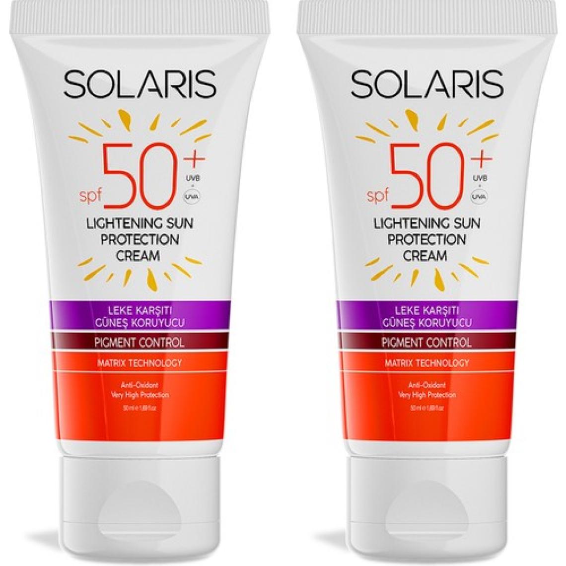 Solaris Leke Karşıtı Güneş Koruyucu Krem 50 ml x 2 Adet